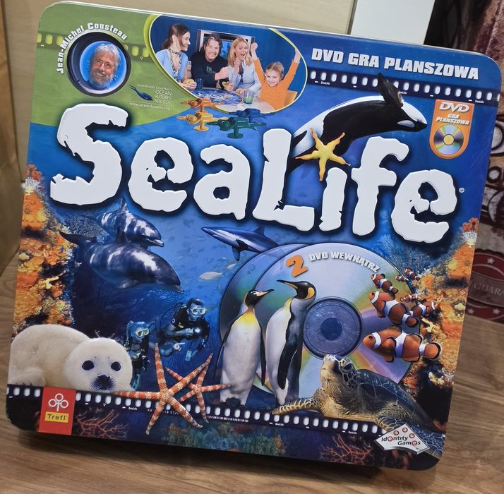 STAN JAK NOWA SeaLife - gra planszowa + DVD