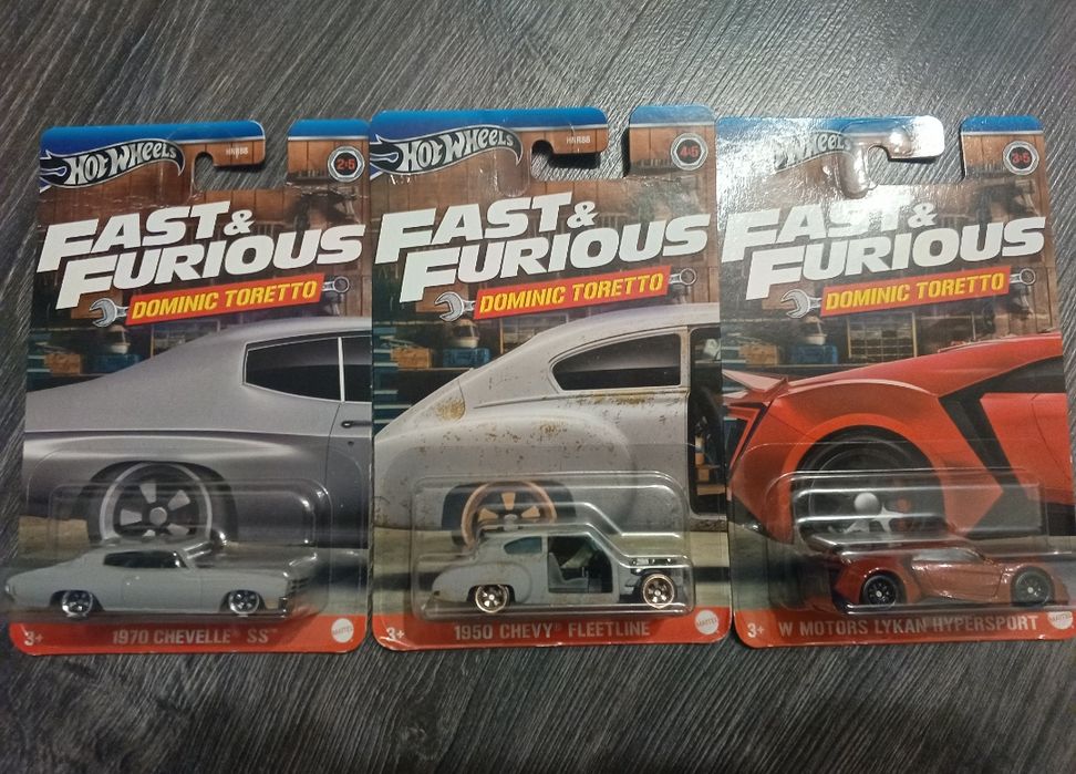 Машинки Hot wheels Fast Furious