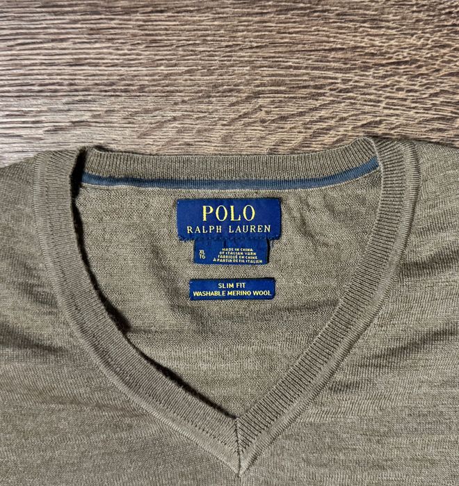 Шерстяной полувер Polo Ralph Lauren.