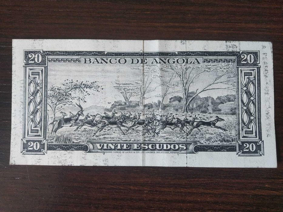 20 Escudos de Angola (emissão de 10 de Junho de 1962)