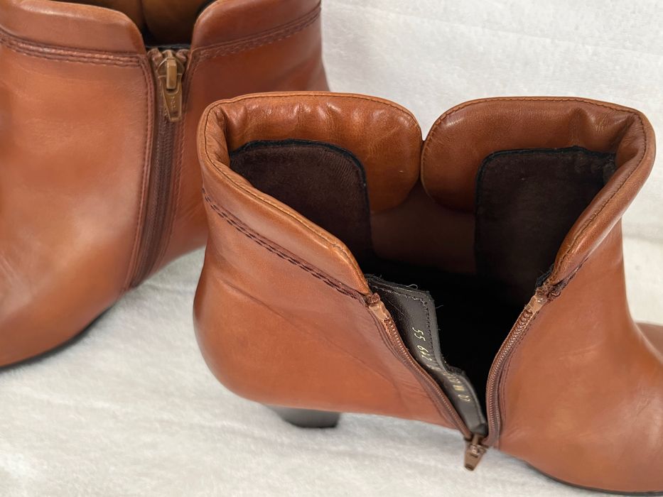 Gabor shoes hovercraft skórzane botki damskie rozmiar 8