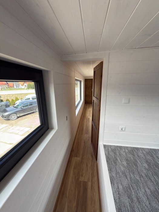 TINY HOUSE DOMEK Mobilny 350X1000 z półpiętrem