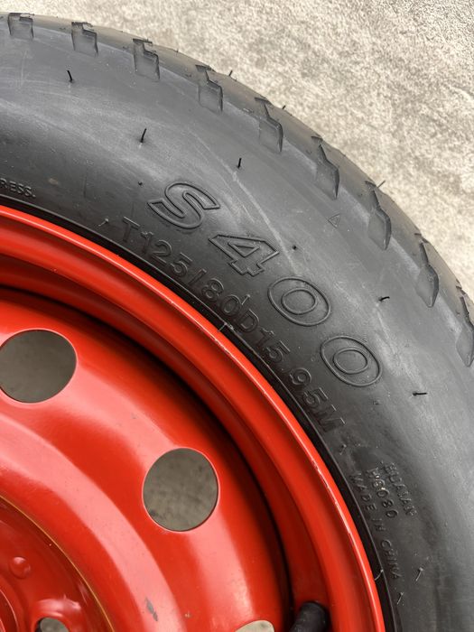 Докатка запаска запасне колесо R15 125/80 5*114.3 Kia Ceed Hyundai i30