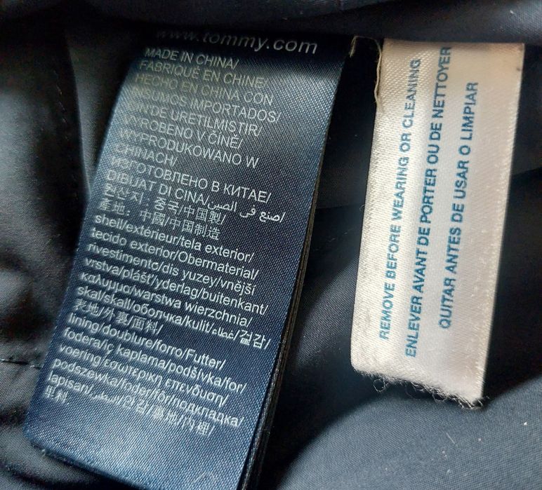 Tommy Hilfiger kurtka puchowa męska r. L