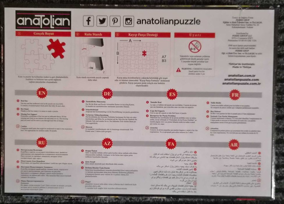 Puzzle Anatolian 1000 - wzór 4