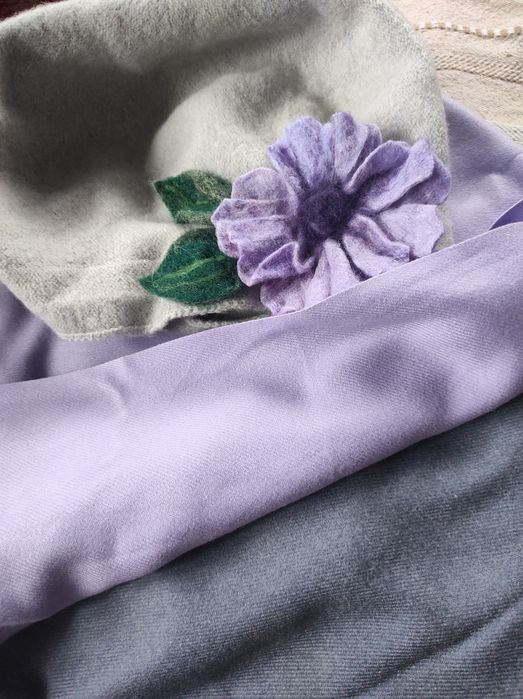 Komplet nowy szal+ beret
