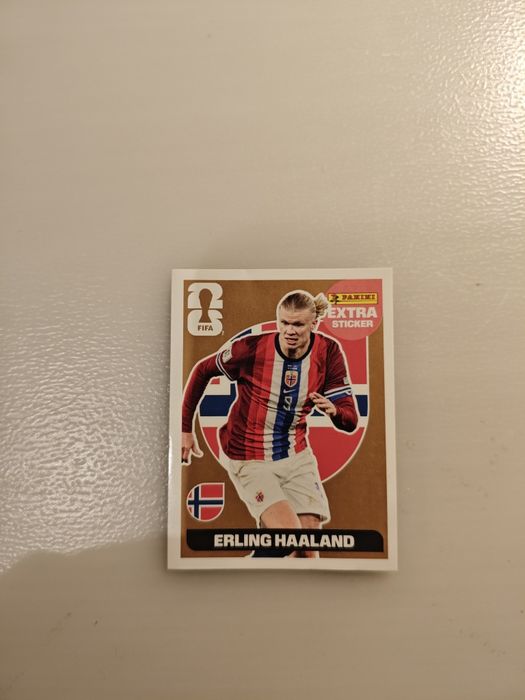 Extra sticker mundial 2026 Haaland bronze