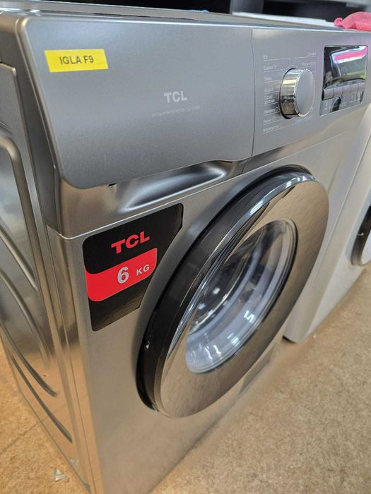 NOWA Pralka TCL FF0612SB1PL steam slim gwar 2 lata F9