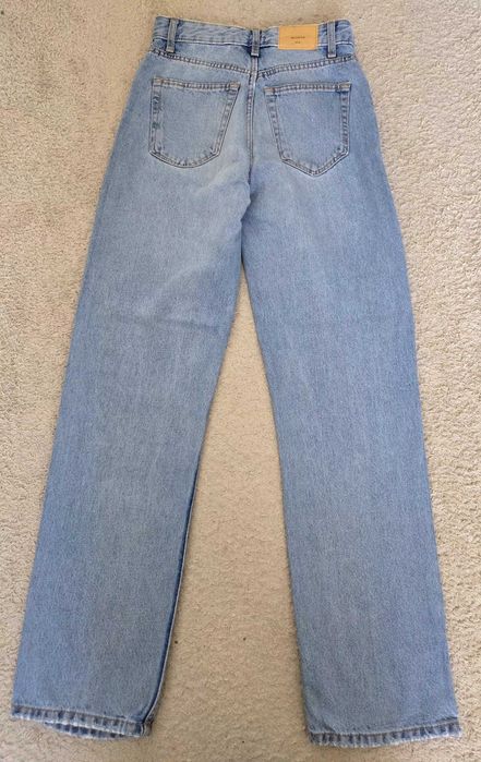 spodnie jeans bershka rozm 34 jasno niebieskie