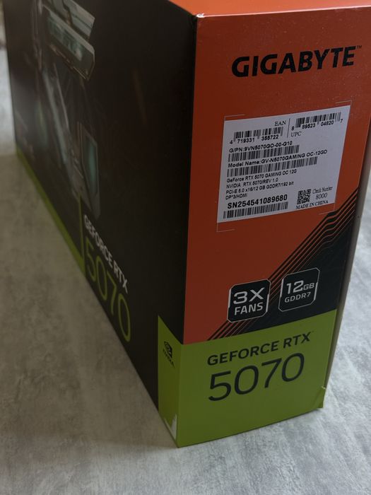 Geforce Rtx 5070 Gigabyte Gaming OC