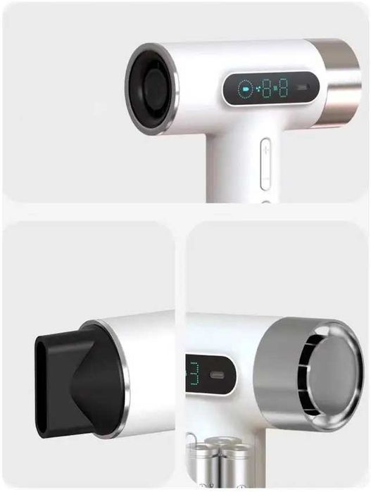 Бездротовий фен VVU&CCO CFJ-5 , 15600 mAh, з гарячим і холодним , 300W