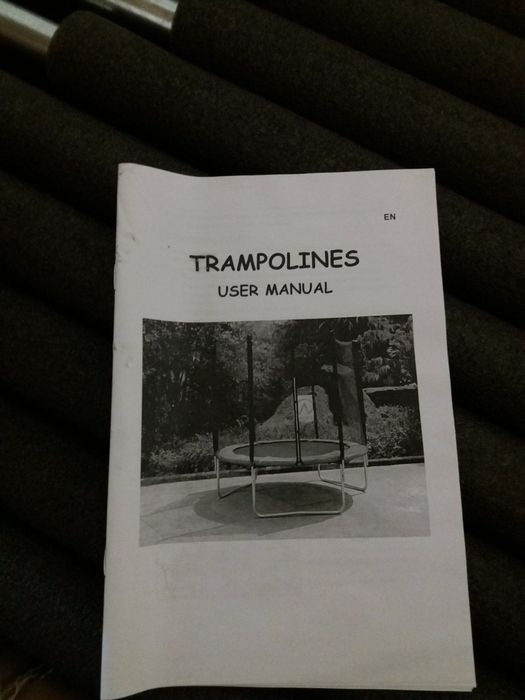 Батут Nobo kids sport 312см 252см 183см сіткою та драбинкою