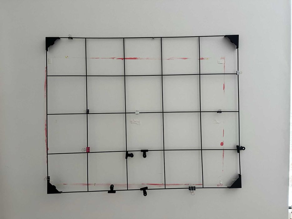 Tablica na notatki ze spinaczem, czarny, 60x75 cm