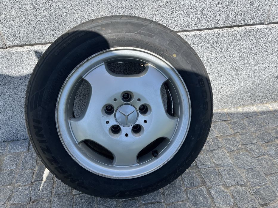 Jantes 15 Mercedes 190 com pneus