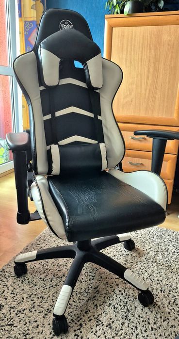 Fotel Gamingowy Silver Monkev SMG-400