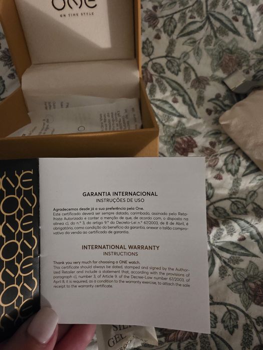 Relógio ONE como novo