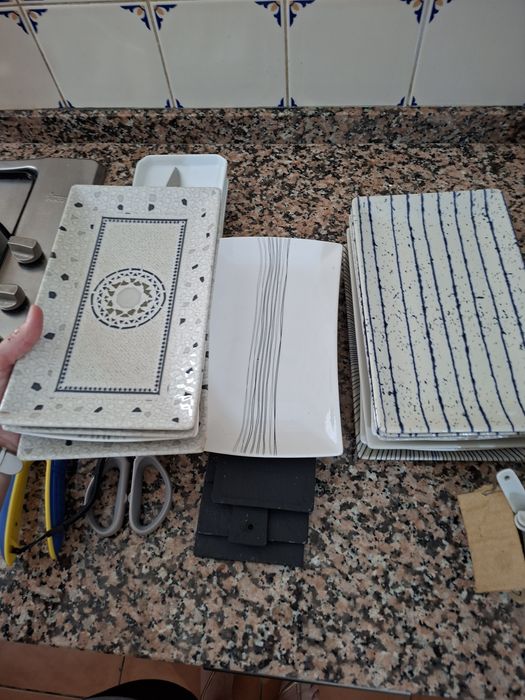 Conjunto pratos diversos