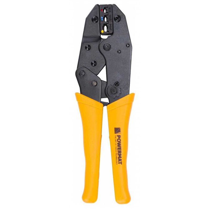 POWERMAT Zaciskarka Praska Tulejek Końcówek 5 Matryc 10-35mm PM1077