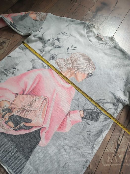 Przepiękny sweter damski M