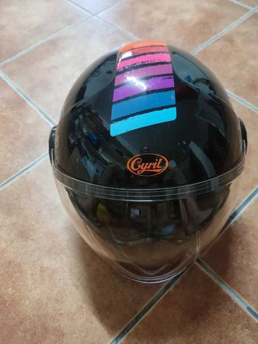 Capacete de Moto Cyril Integral Modular com Dupla Viseira