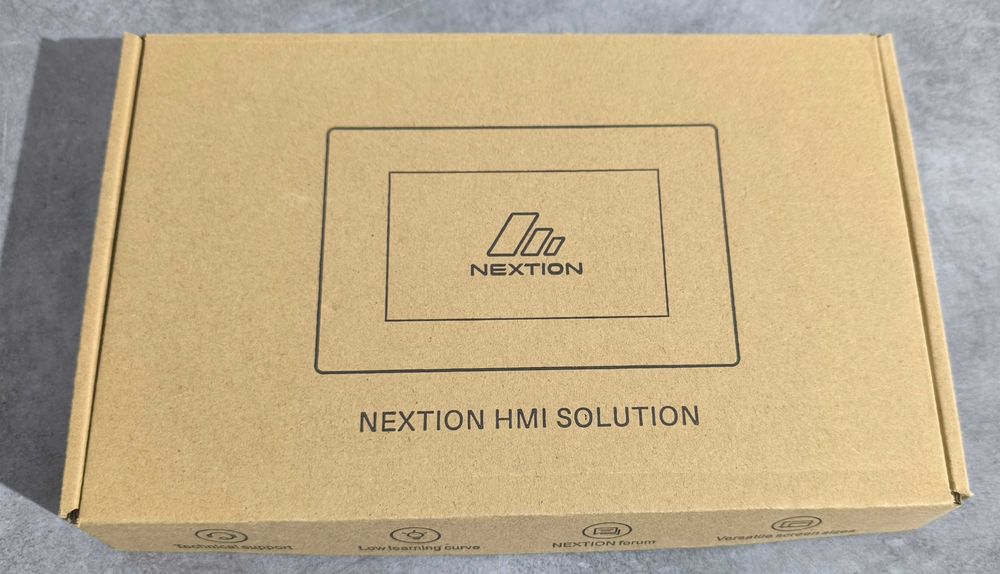 Display tátil capacitivo 7.0'' Nextion HMI c/ Moldura (NX8048K070_011C)
