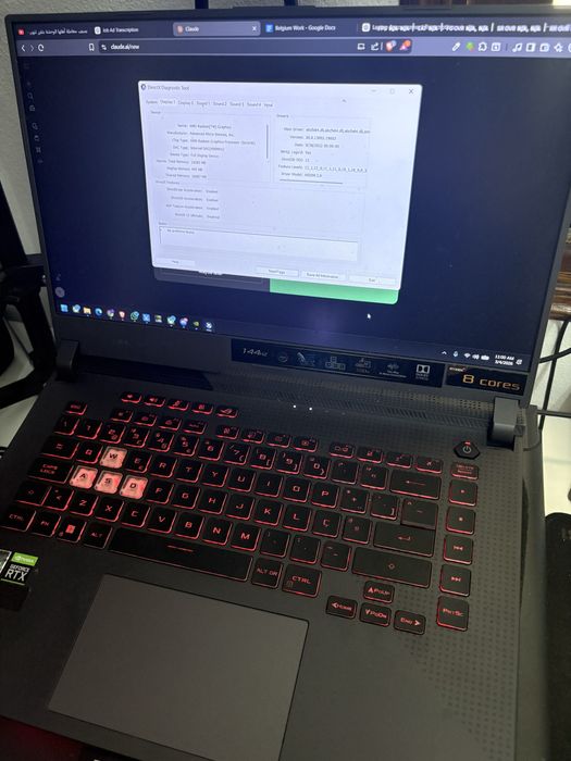 Asus Rog Strix Rtx3050 Ti, 32 Ram Ssd 1500Gb