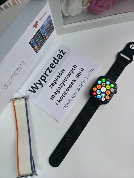 Smartwatch Pro Max Gen 5 – AMOLED 2,02”, rozmowy Bluetooth, nowy