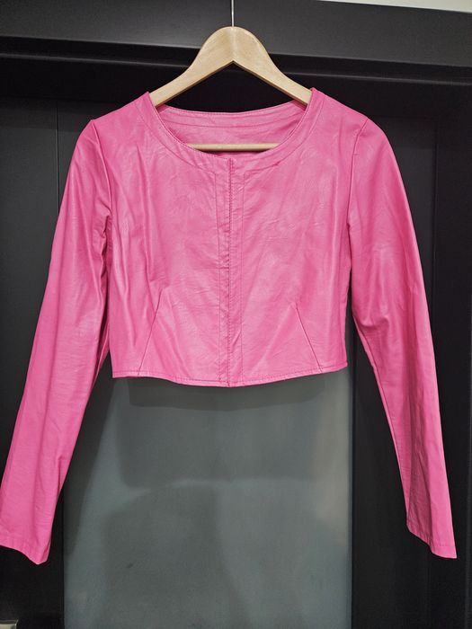 Różowa ramoneska/bolerko rozmiar S/36