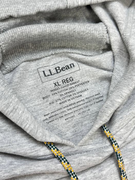 Худі L.L.Bean базове сіре з принтом гори