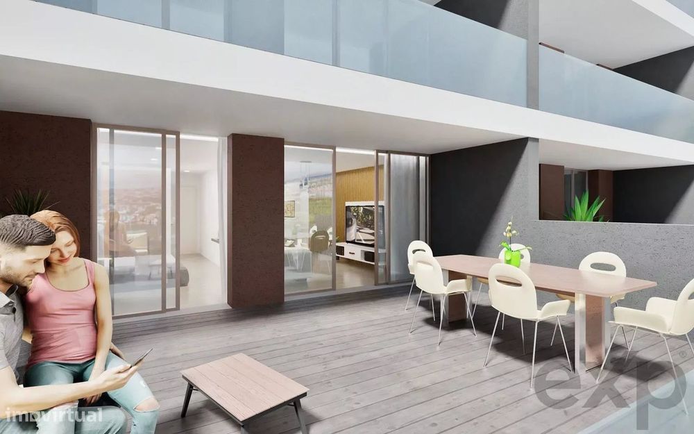 Novo Apartamento T1 Moderno com Vista Mar Deslumbrante