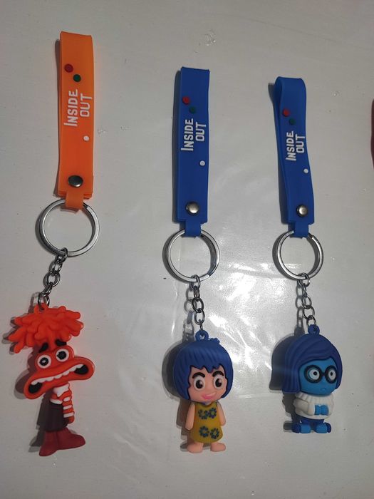 5 fitas de porta-chaves | filme Divertidamente | novas