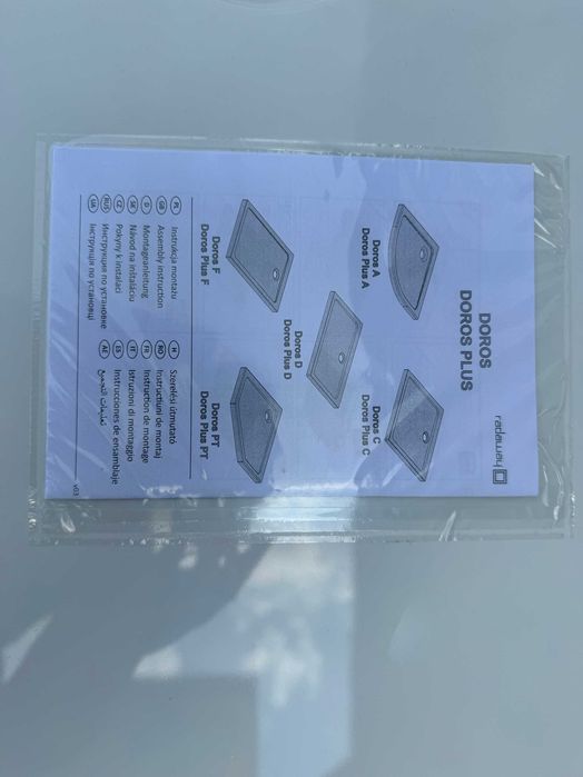 Brodzik akrylowy niski 100x80x5,5 Doros - 675 zł