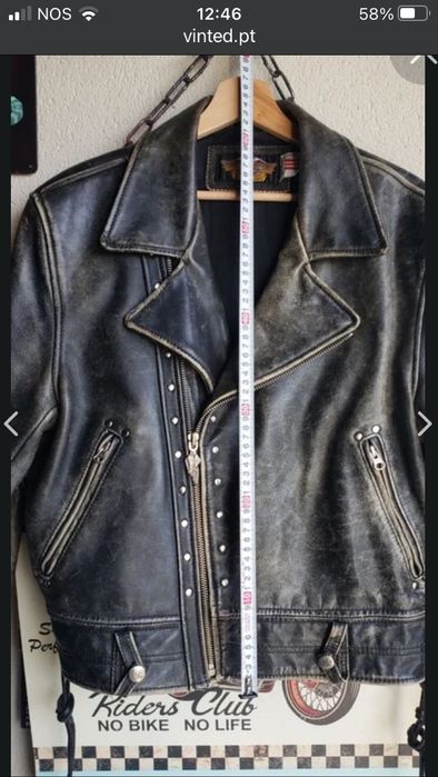 Casaco harley davidson pele