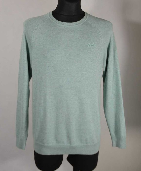SUPERDRY Orange Label Sweter Męski L Oryginalny Super Stan Bawełna
