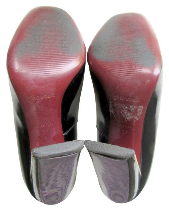 GINO ROSSI czarne wysokie szpilki, black high heels, 36