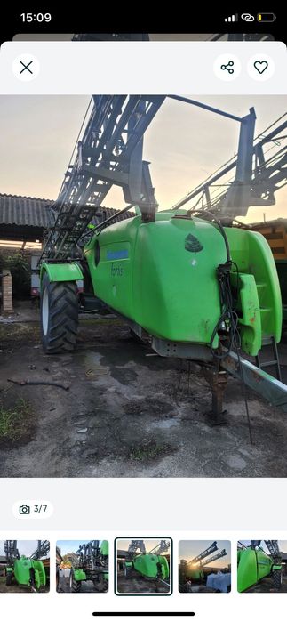 Оприскувач прицепний tecnoma fortis