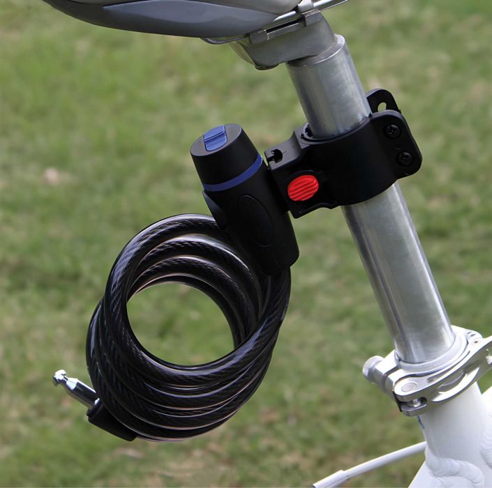 Blokada rowerowa 1m + dwa klucze
