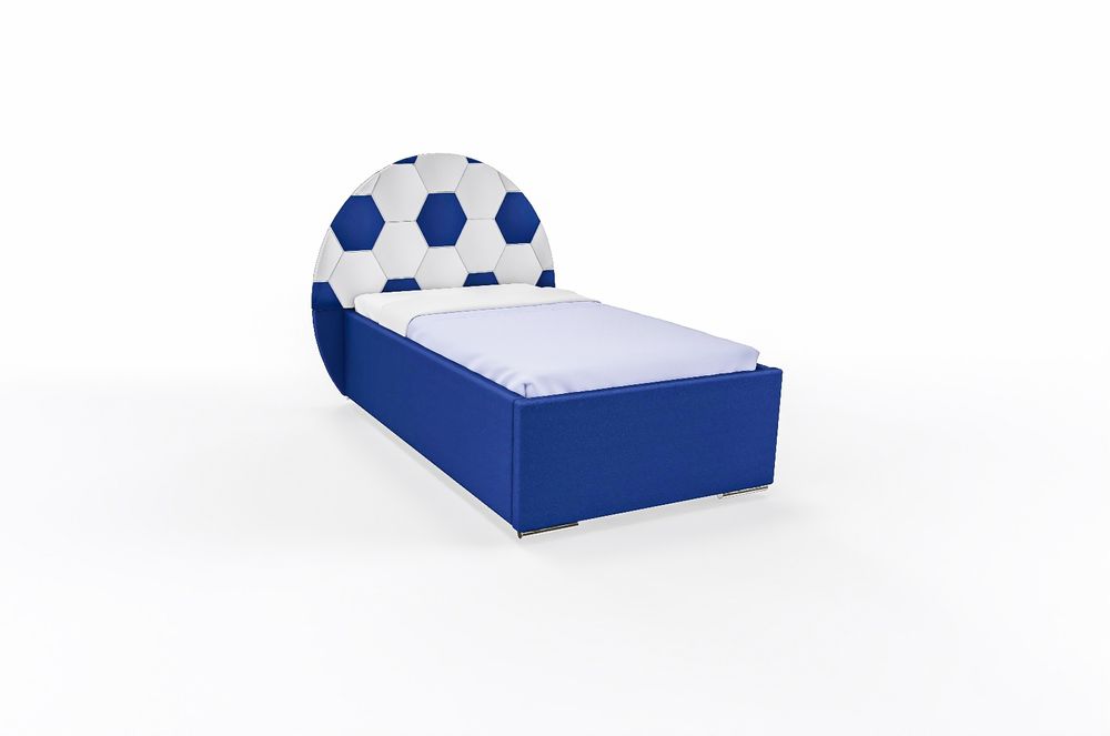 Łóżko sypialniane tapicerowane dla chłopca