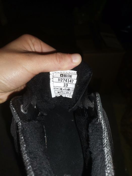 Trampki damskie wysokie ocieplane big star 39