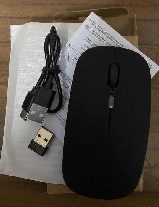 Rato Mouse Sem Fio Recarregável Silencioso