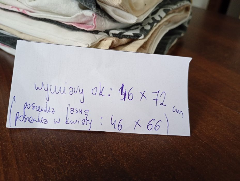 Zestaw poszewek na wąskie poduszki
