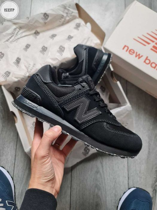 АКЦІЯ! New Balance 574 Black 41 42 43 44 45 нюбіки