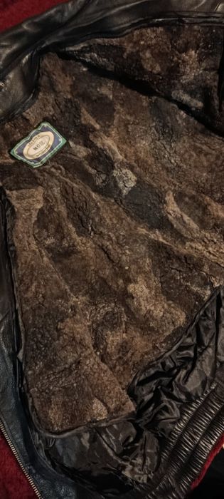 Шкіряна чоловіча куртка Пілот з яловичої шкіри