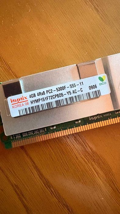 Lote 40 memórias RAM DDR2 servidor FB-DIMM ECC