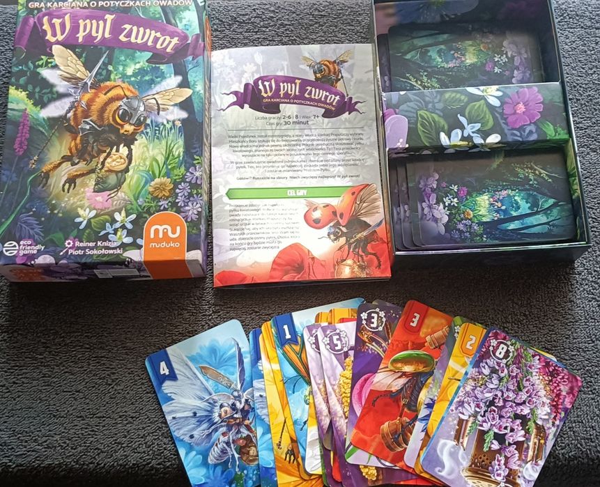 W pył zwrot - gra karciana Muduko