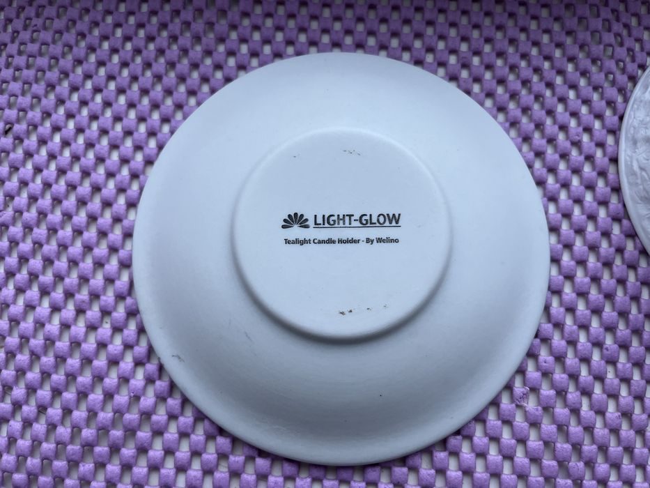 Фарфоровый подсвечник Литофания Light-Glow «Кошки» (Новый)