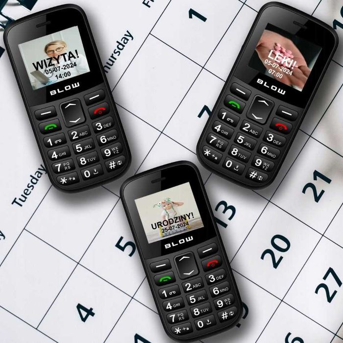 Telefon Komórkowy SENIORA Głośny Duża Klawiatur DualLSim SOS n PREZENT