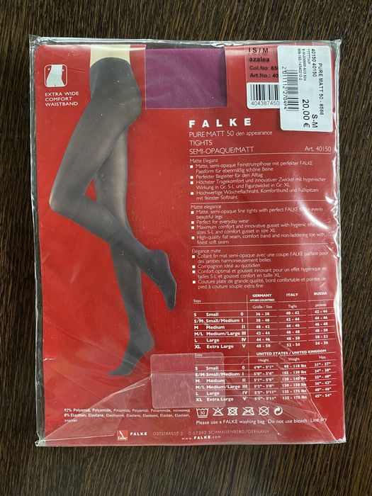 FALKE rajstopy nowe s/m