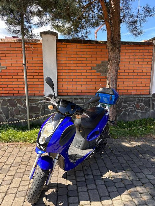 скутер yuki shotgun 50кубовий обмежувач 45км/ч