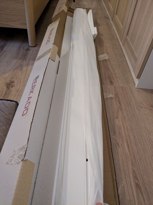 Belka i baza ościeżnicy regulowana Stira Door 80-100 mm kredowobiała